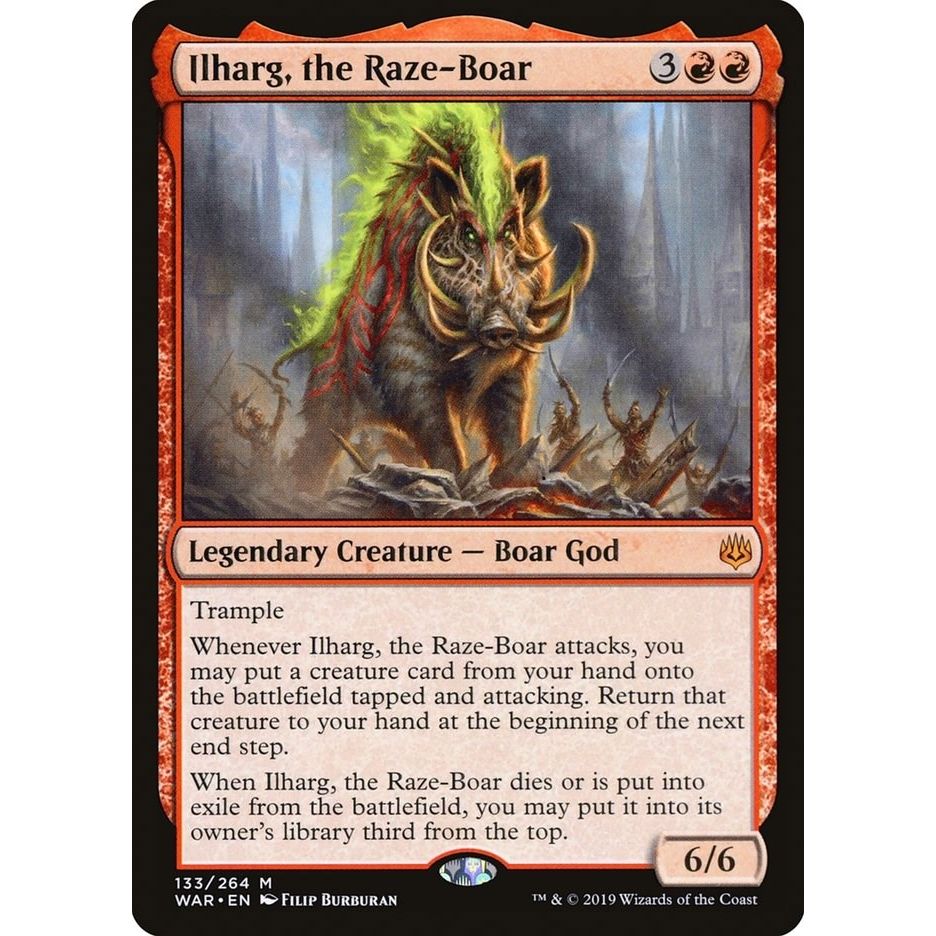 Image for Ilharg, the Raze-Boar (133) (WAR) - Magic: The Gathering