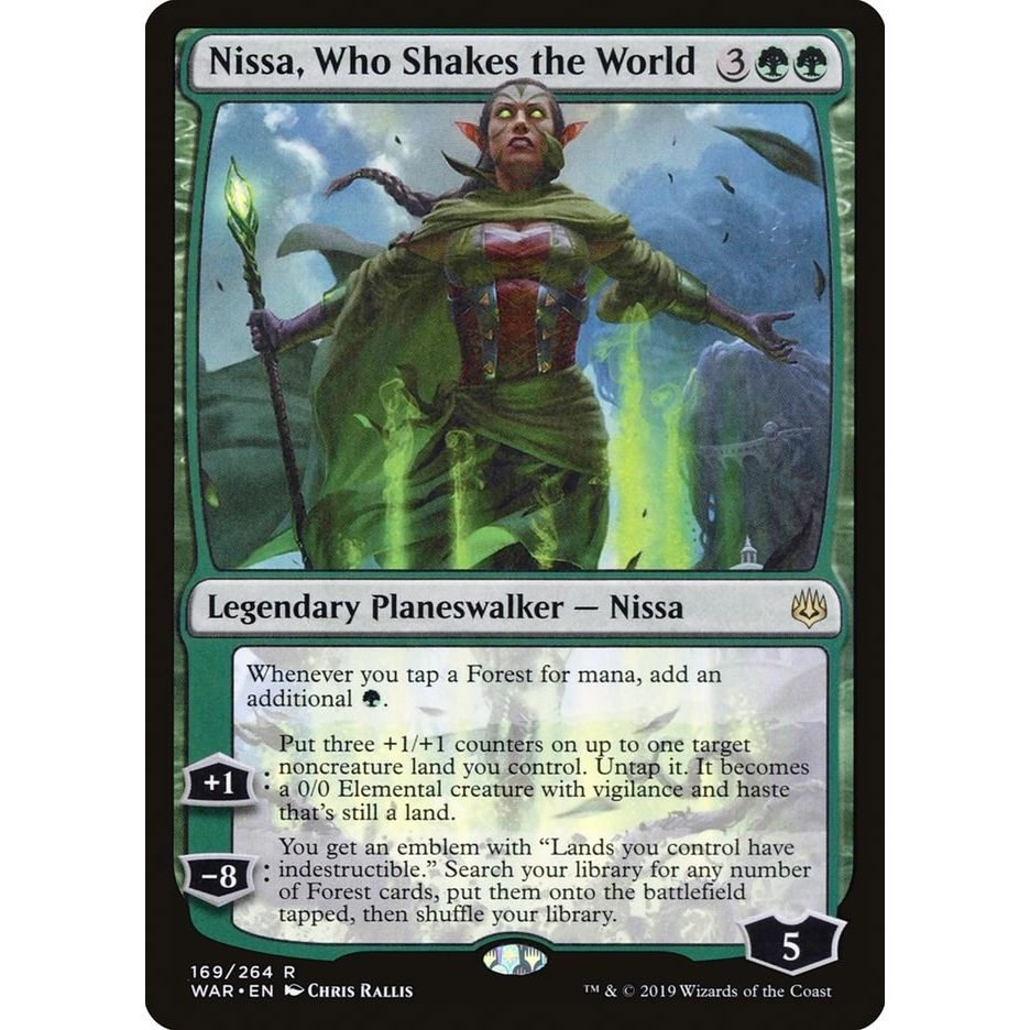 Image for Nissa, Who Shakes the World (169) (WAR) - Magic: The Gathering