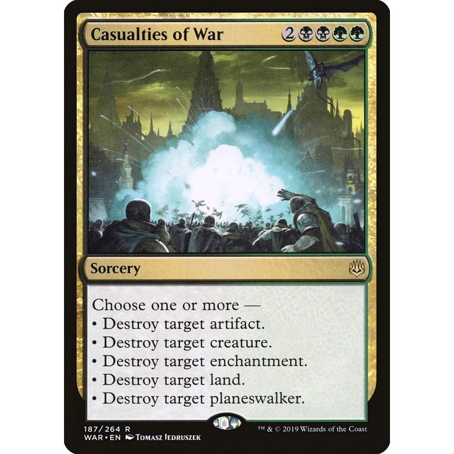 Image for Casualties of War (187) (WAR) - Magic: The Gathering