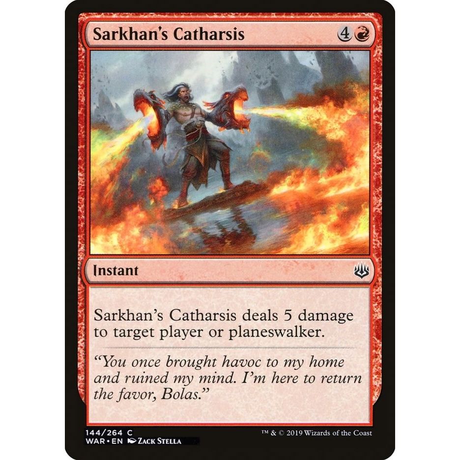 Image for Sarkhan's Catharsis (144) (WAR) - Magic: The Gathering