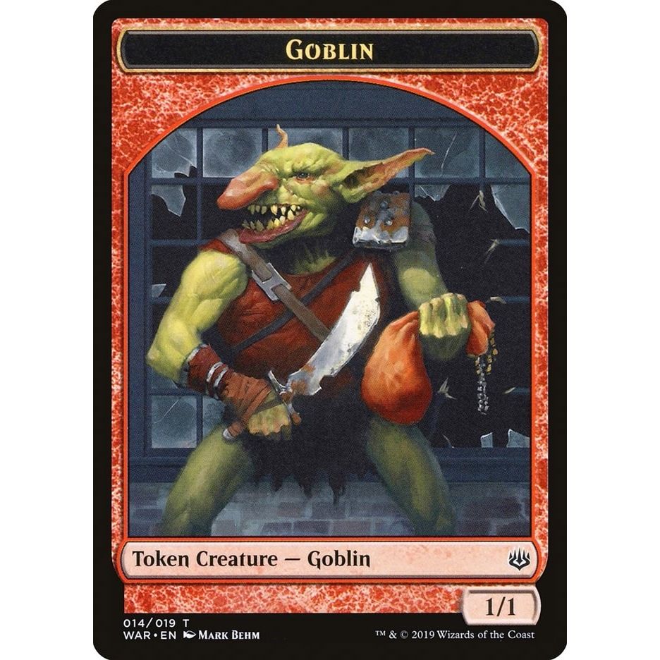 Image for Goblin Token (14) (WAR) - Magic: The Gathering