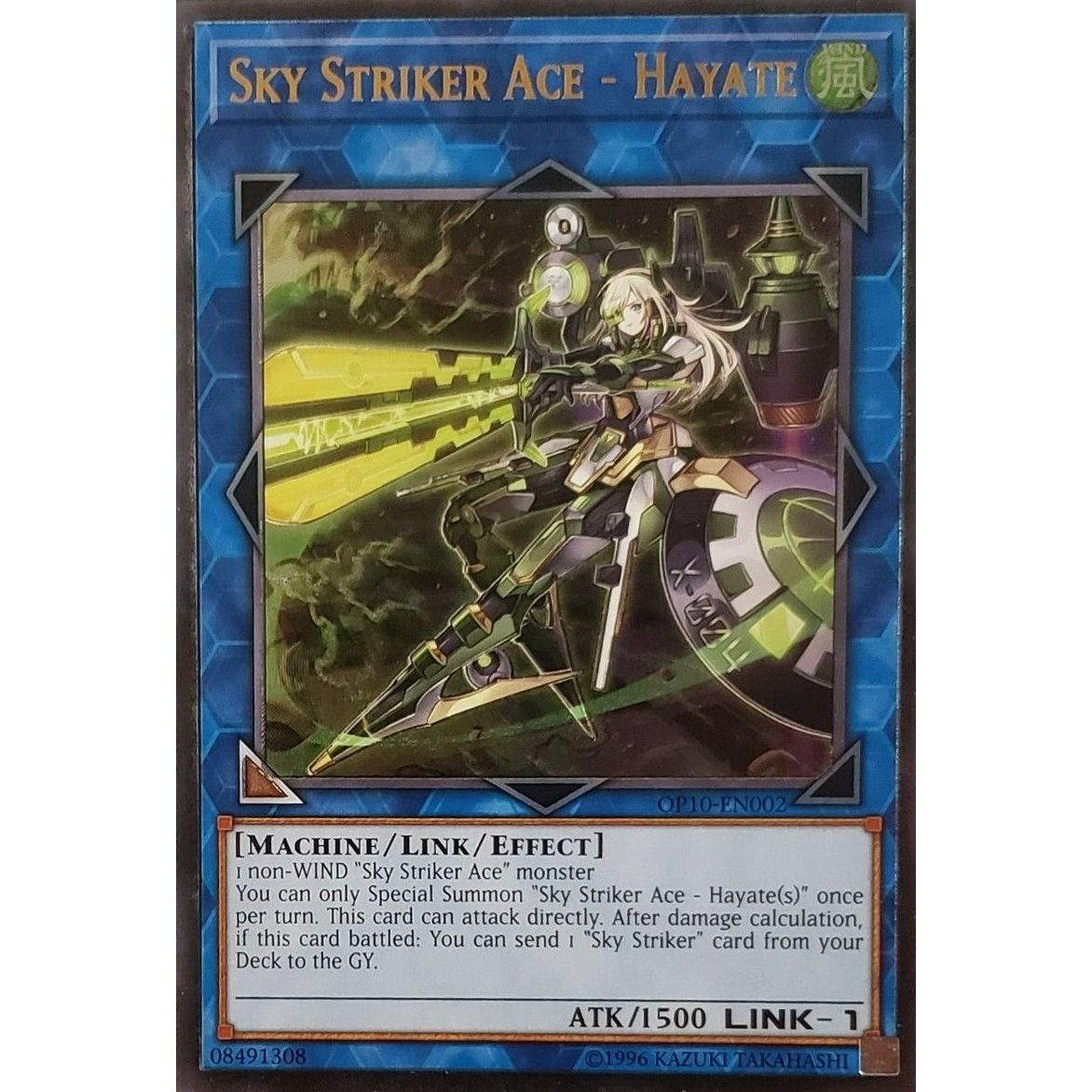 Image for Sky Striker Ace - Hayate (UTR) (OP10-EN002) (OP10) - YuGiOh