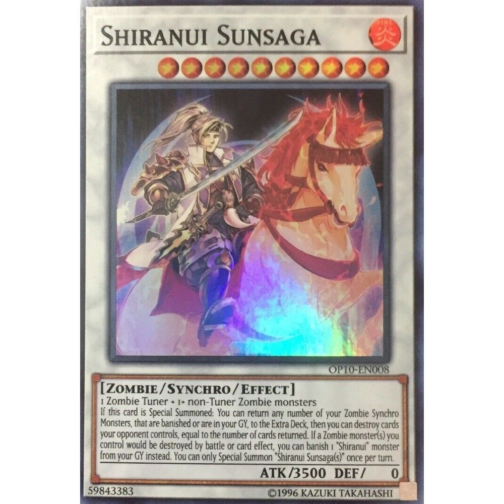 Image for Shiranui Sunsaga (OP10-EN008) (OP10) - YuGiOh