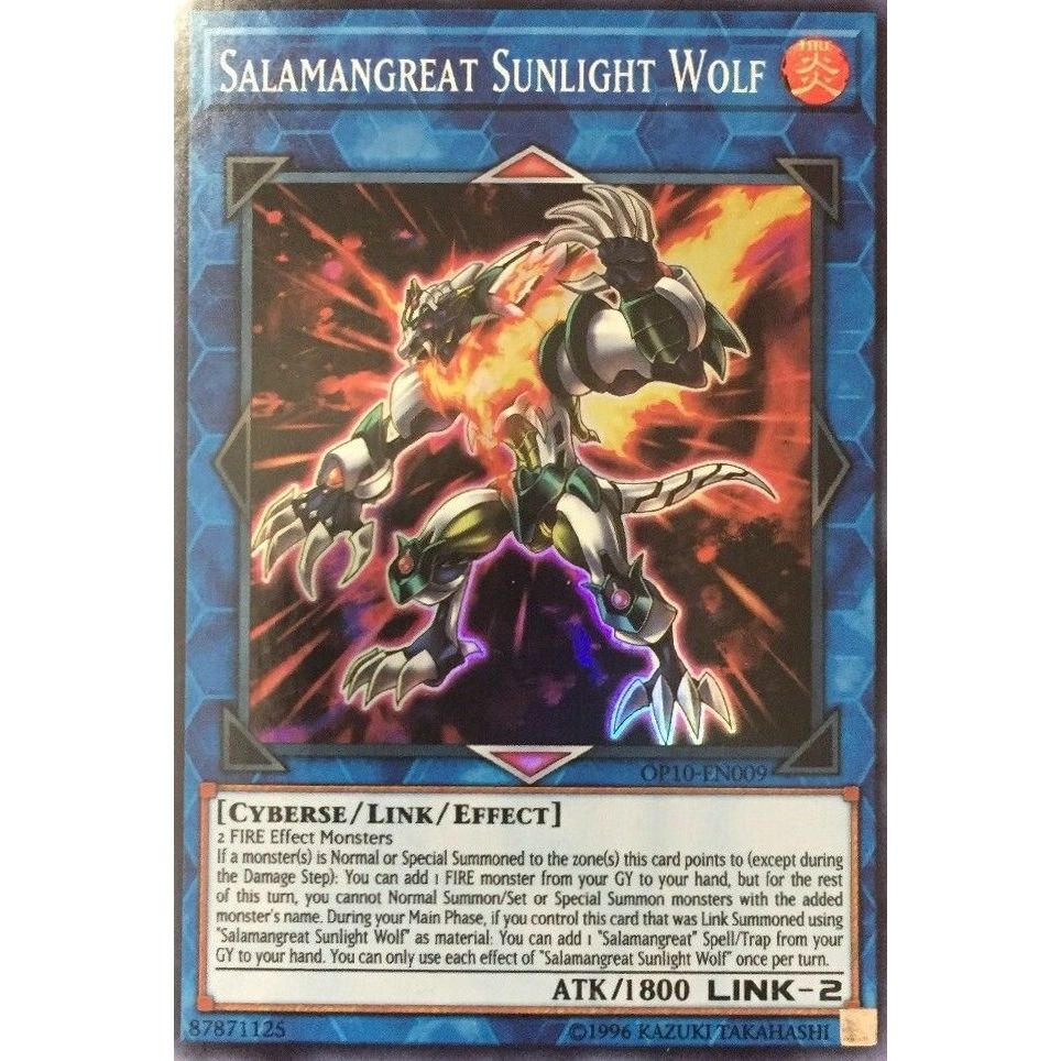 Image for Salamangreat Sunlight Wolf (OP10-EN009) (OP10) - YuGiOh