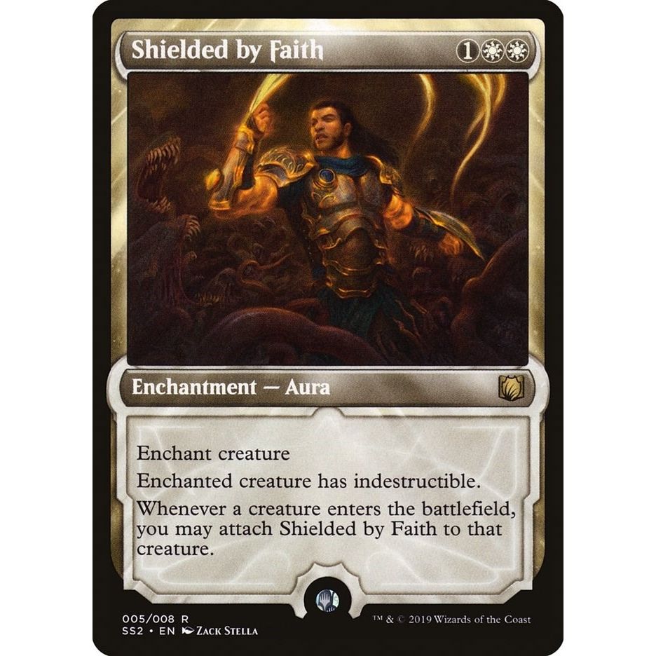 Image for Shielded by Faith (5) (SS2) - Magic: The Gathering