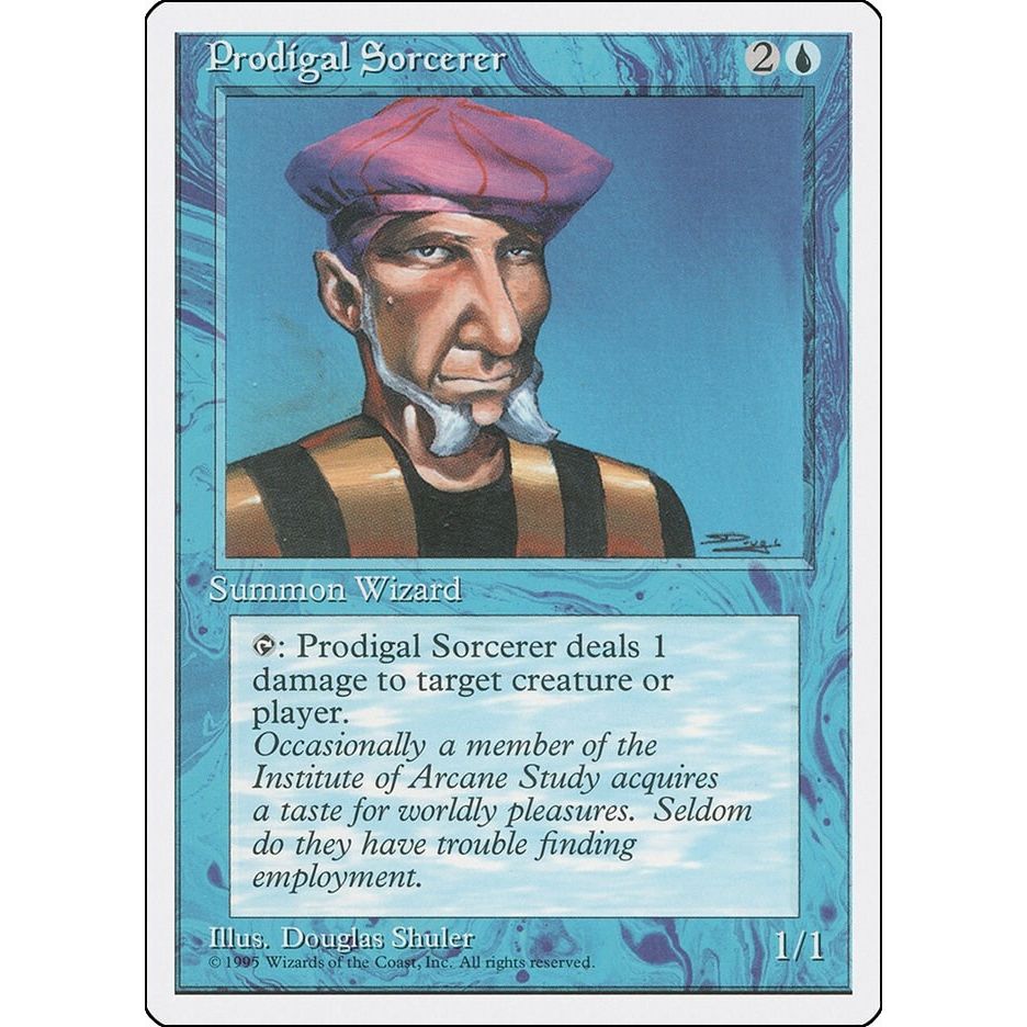 Image for Prodigal Sorcerer (4ED) - Magic: The Gathering