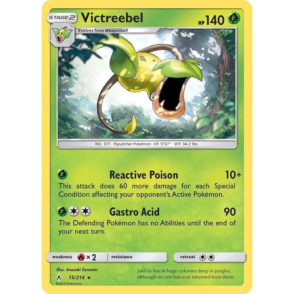 Image for Victreebel (15/214) (SM10) - Pokemon