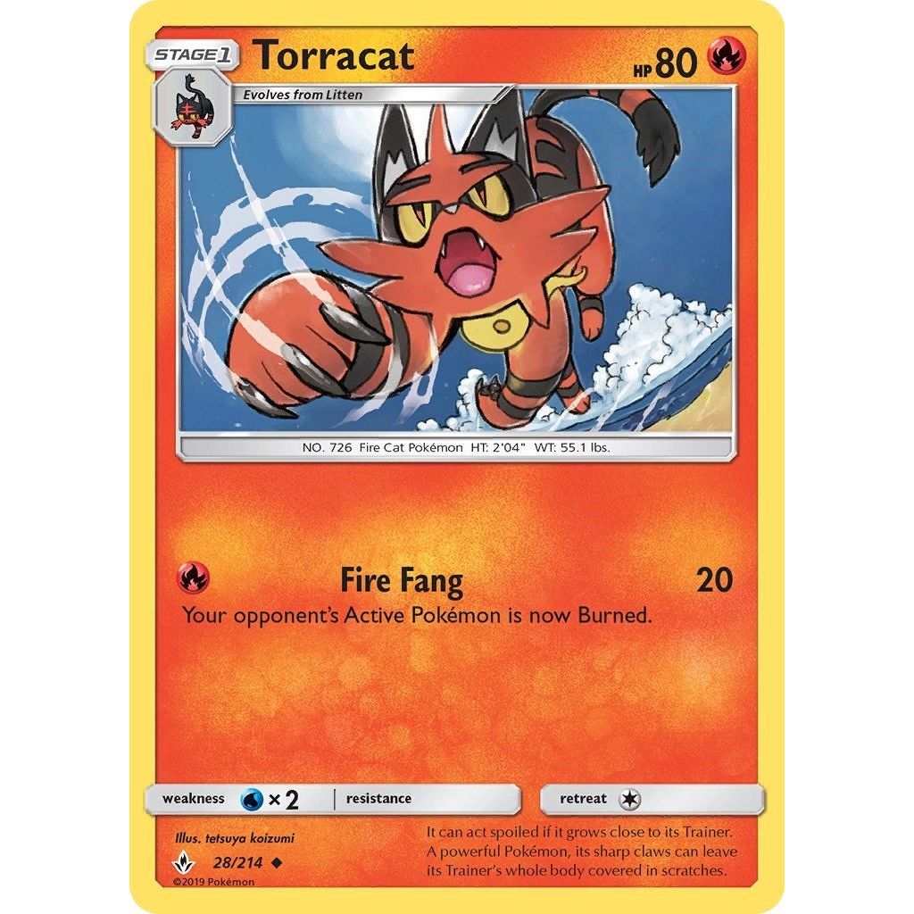 Image for Torracat (28/214) (SM10) - Pokemon
