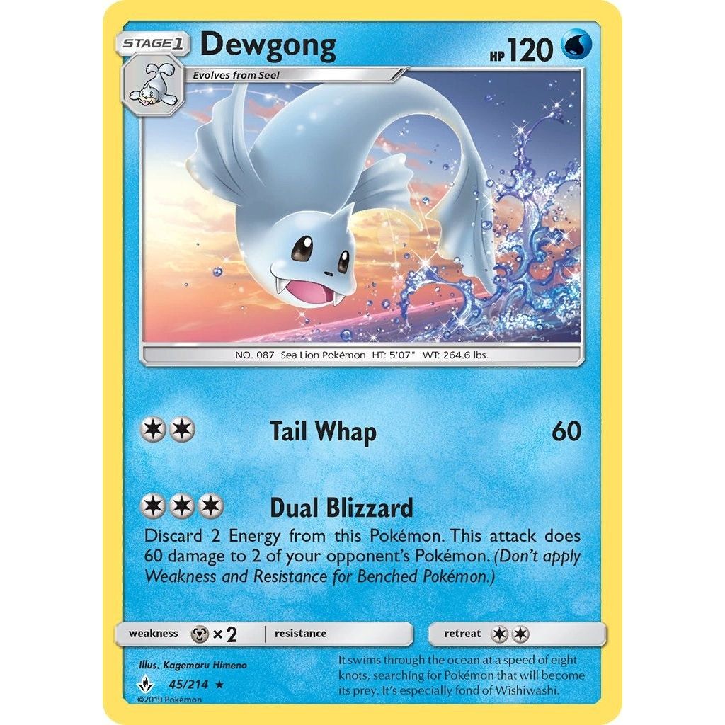 Image for Dewgong (45/214) (SM10) - Pokemon