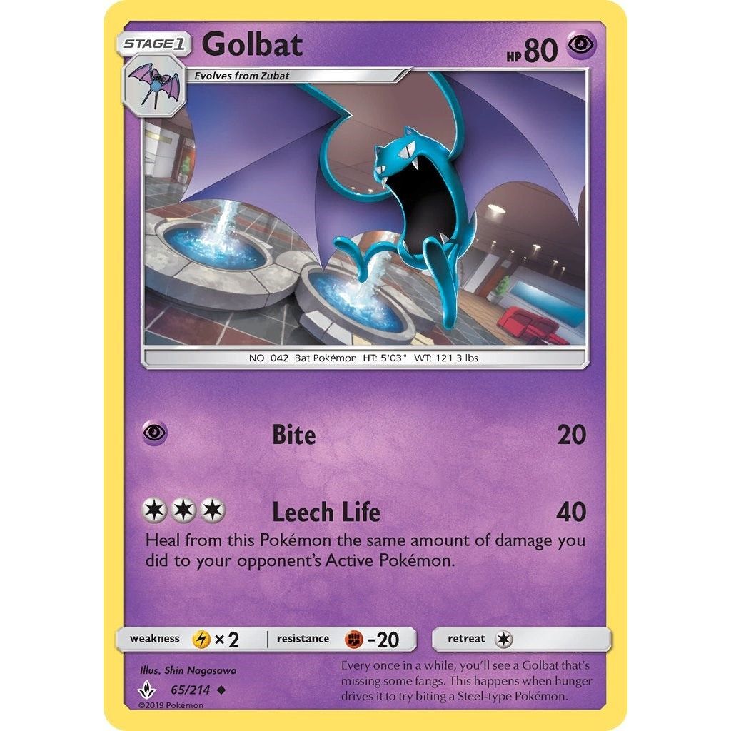 Image for Golbat (65/214) (SM10) - Pokemon