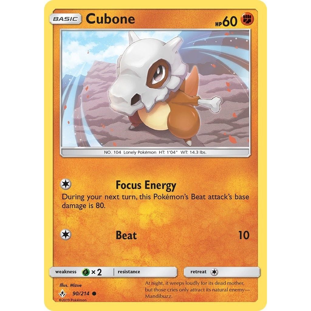 Image for Cubone (90/214) (SM10) - Pokemon