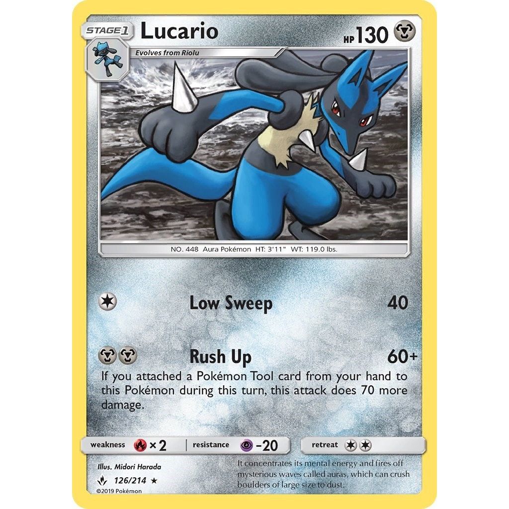 Image for Lucario (126/214) (SM10) - Pokemon