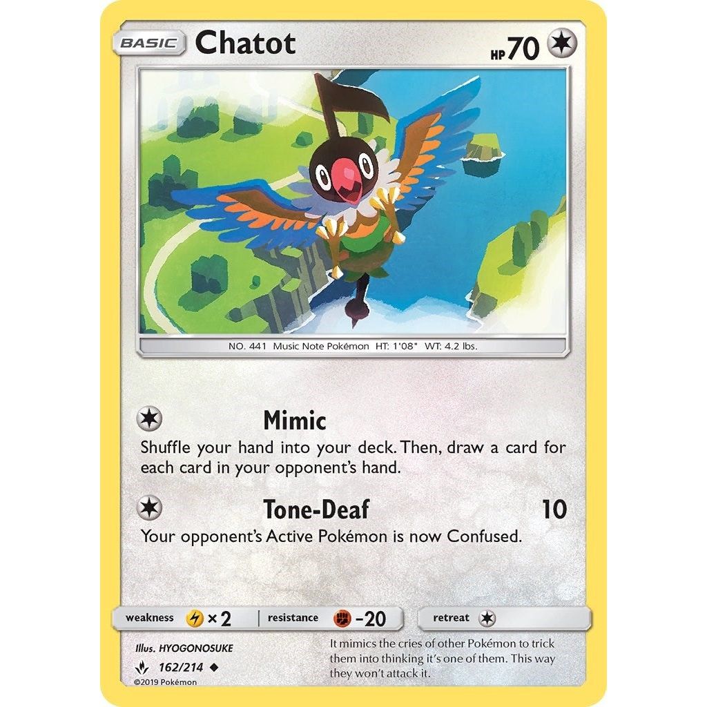 Image for Chatot (162/214) (SM10) - Pokemon