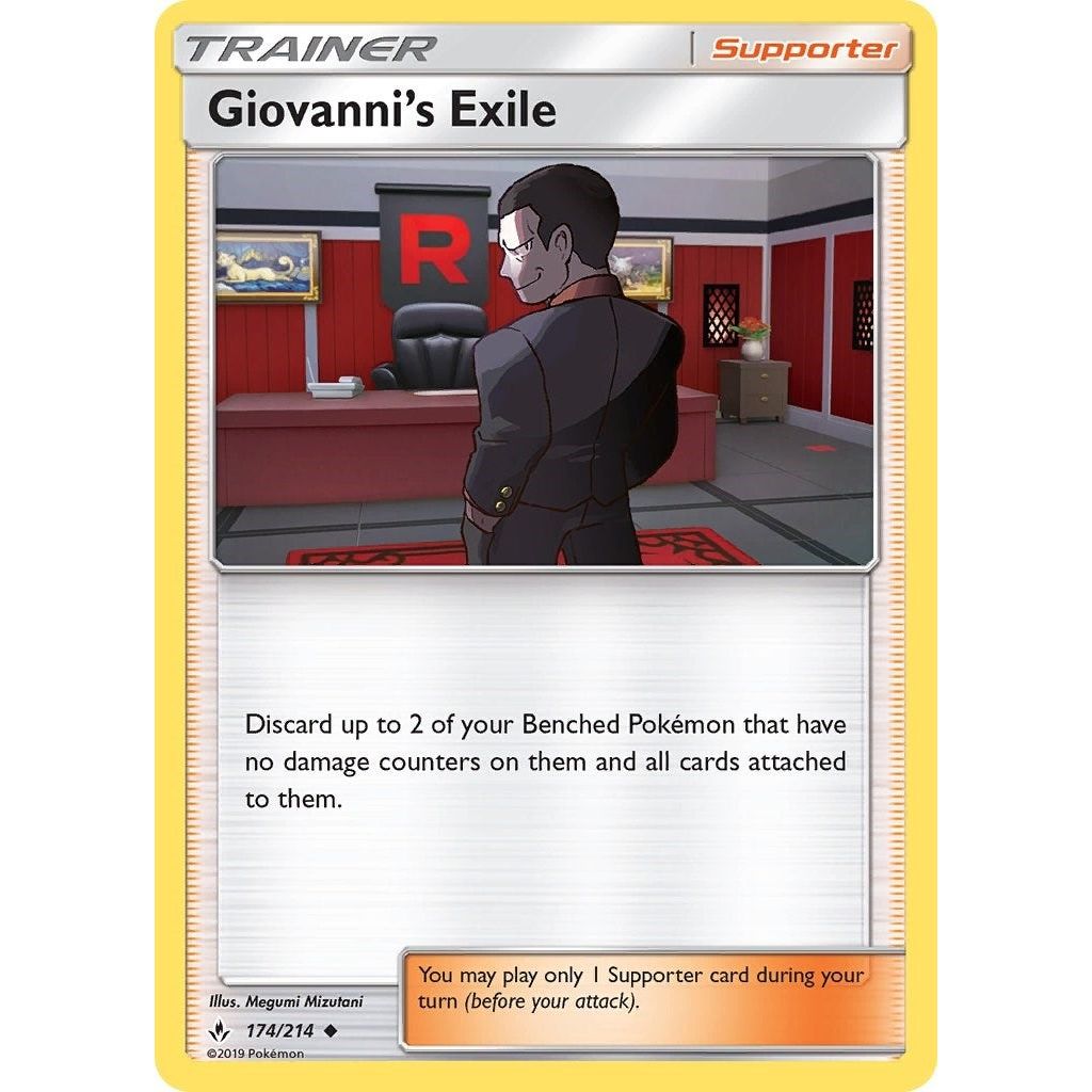 Image for Giovanni's Exile (174/214) (SM10) - Pokemon