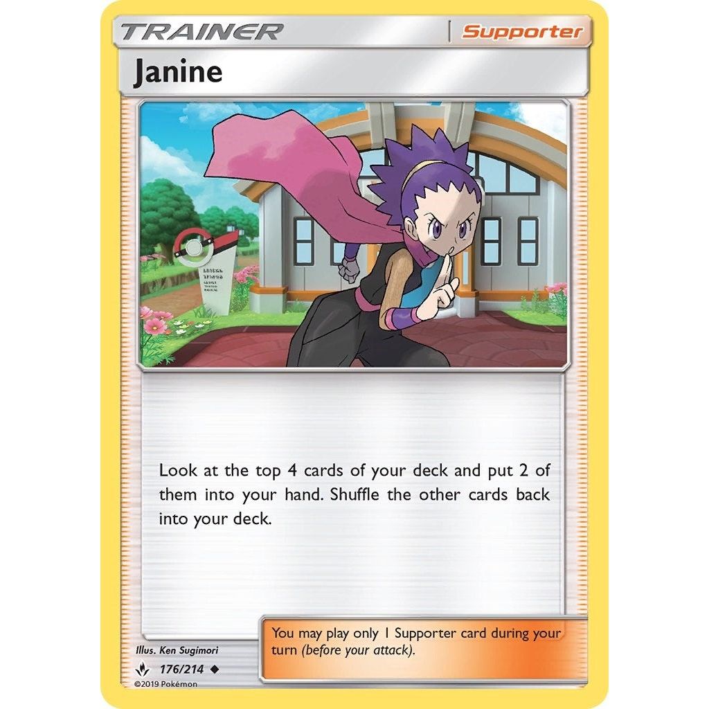 Image for Janine (176/214) (SM10) - Pokemon