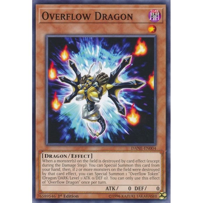 Image for Overflow Dragon (DANE-EN004) (DANE) - YuGiOh
