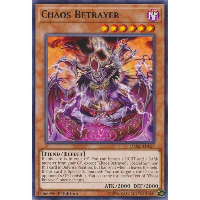 Image for Chaos Betrayer (DANE-EN021) (DANE) - YuGiOh
