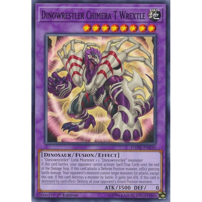 Image for Dinowrestler Chimera T Wrextle (DANE-EN030) (DANE) - YuGiOh