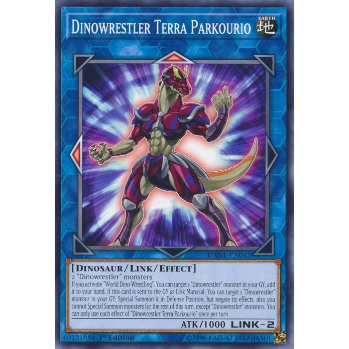 Image for Dinowrestler Terra Parkourio (DANE-EN042) (DANE) - YuGiOh