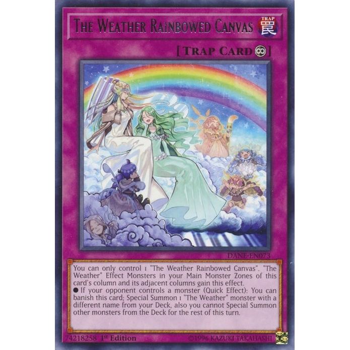 Image for The Weather Rainbowed Canvas (DANE-EN073) (DANE) - YuGiOh