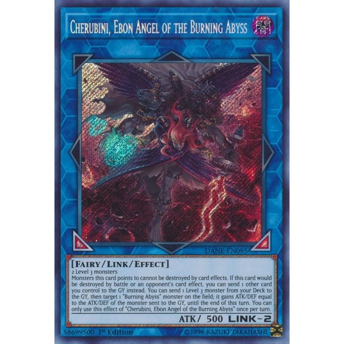 Image for Cherubini, Ebon Angel of the Burning Abyss (DANE-EN095) (DANE) - YuGiOh