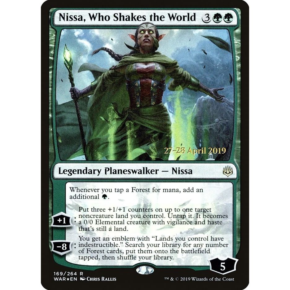 Image for Nissa, Who Shakes the World (169) (PRE) - Magic: The Gathering