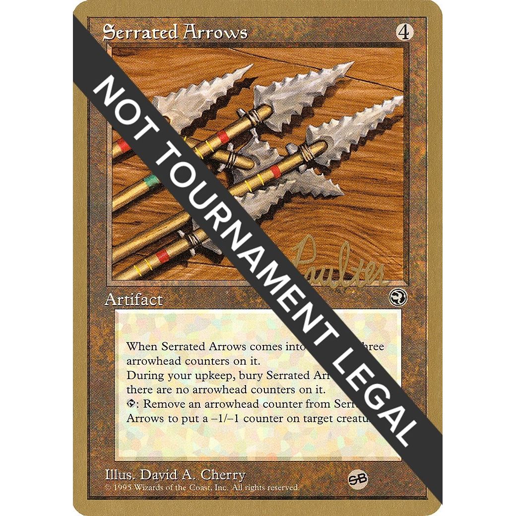 Image for Serrated Arrows - 1996 Preston Poulter (HML) (SB) (WCD) - Magic: The Gathering