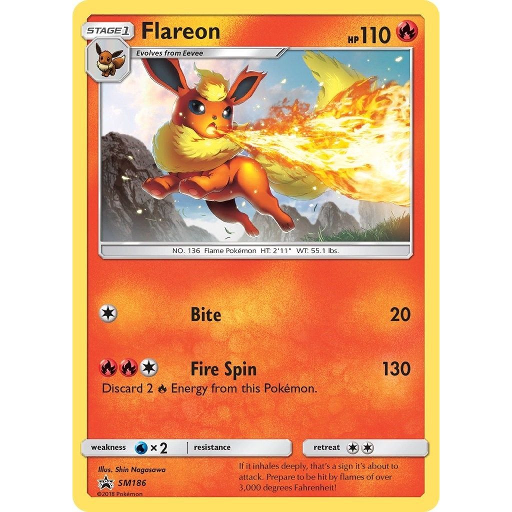 Image for Flareon - SM186 (Let's Play, Eevee!) (SM186) (SMP) - Pokemon