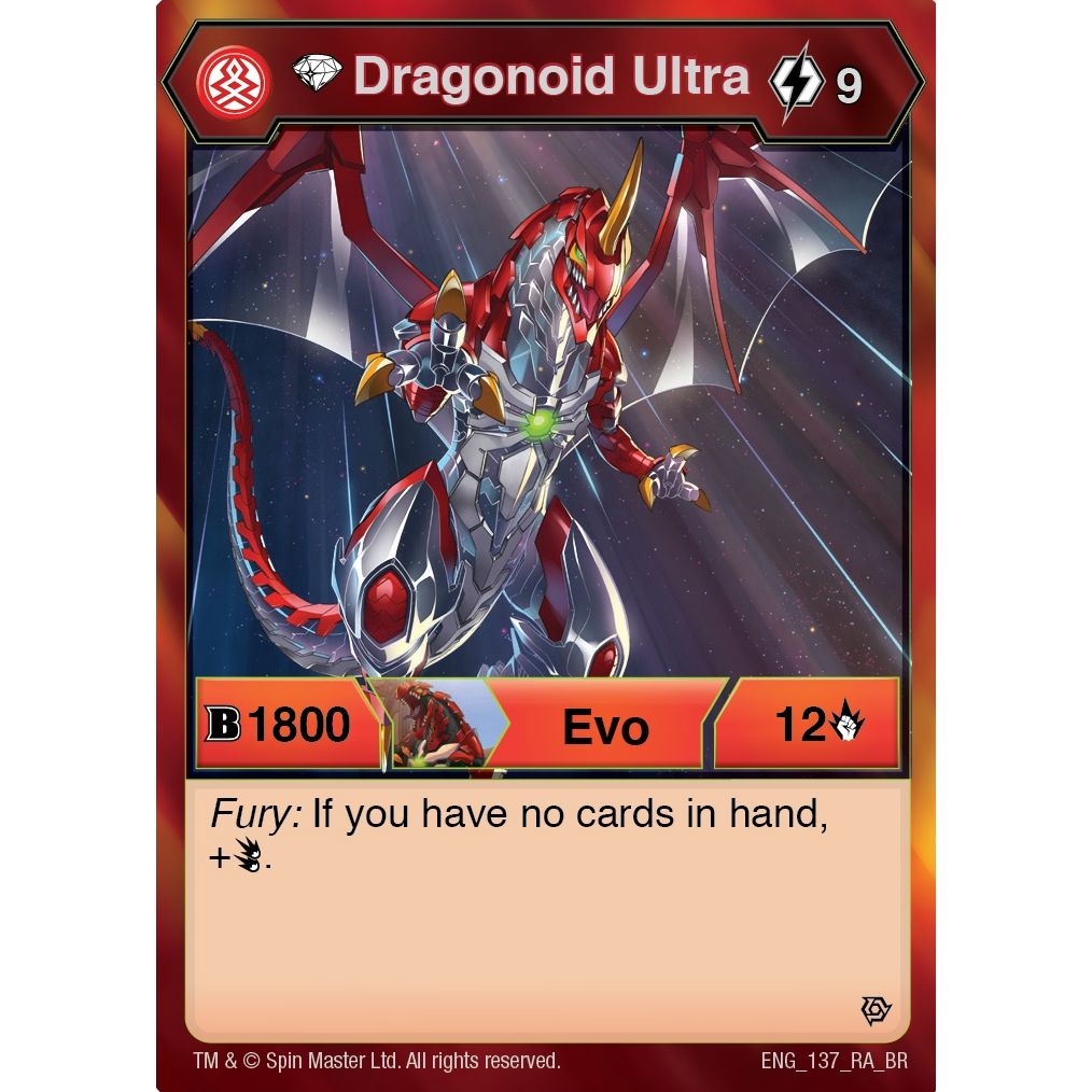 Image for Diamond Dragonoid Ultra (137) (BR) - Bakugan TCG