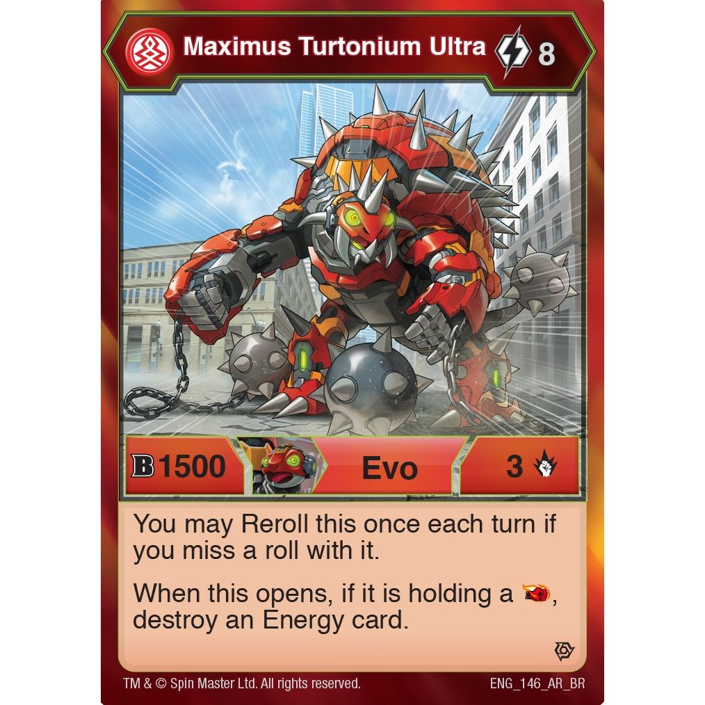 Image for Maximus Turtonium Ultra (146) (BR) - Bakugan TCG
