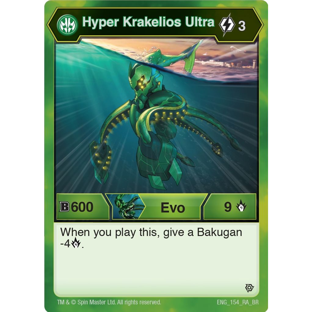 Image for Hyper Krakelios Ultra (154) (154) (BR) - Bakugan TCG