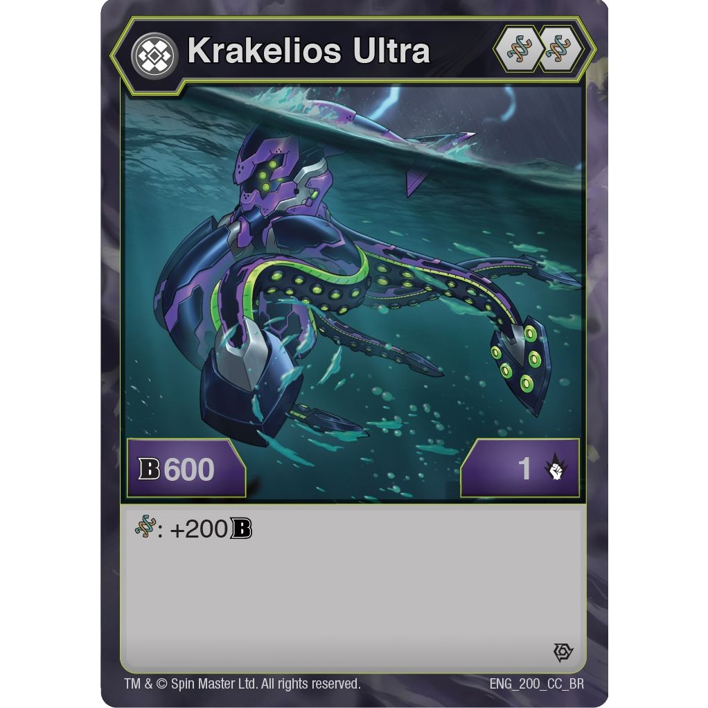 Image for Krakelios Ultra (200) (200) (BR) - Bakugan TCG