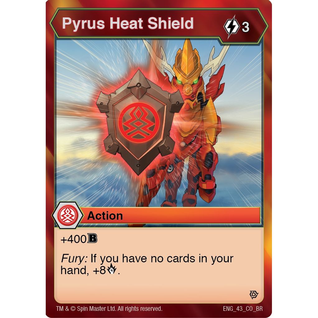 Image for Pyrus Heat Shield (43) (BR) - Bakugan TCG