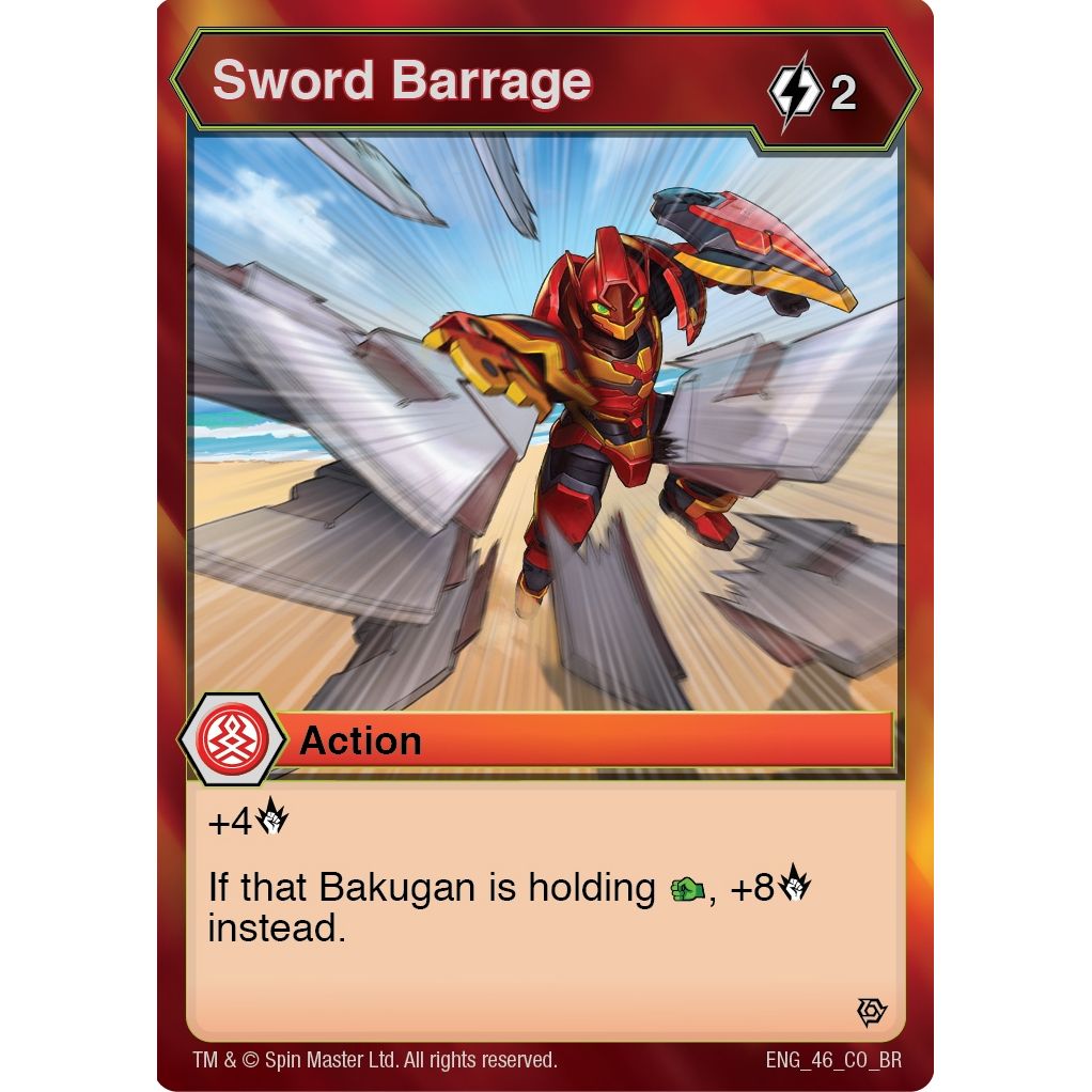 Image for Sword Barrage (46) (BR) - Bakugan TCG