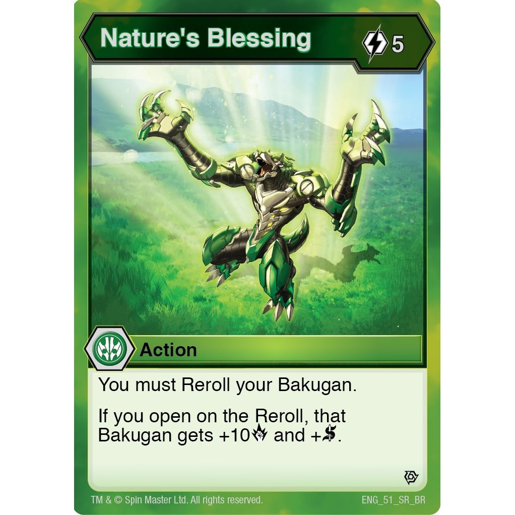 Image for Nature's Blessing (51) (BR) - Bakugan TCG
