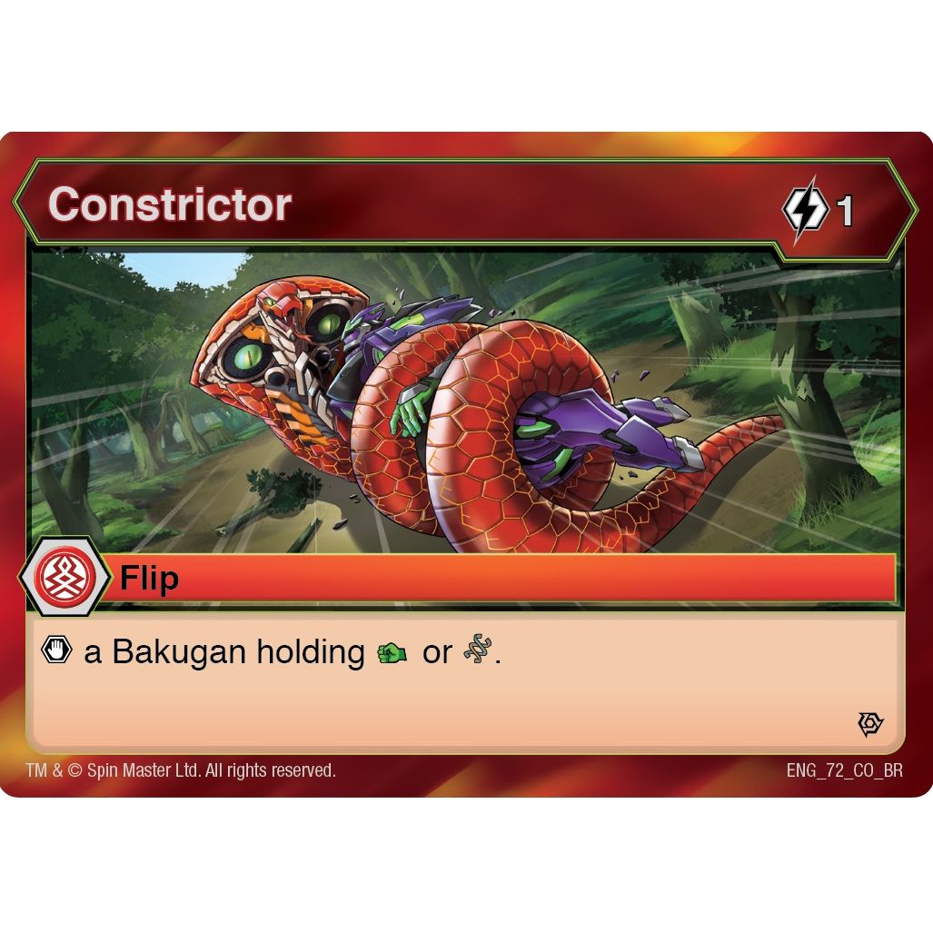 Image for Constrictor (72) (BR) - Bakugan TCG