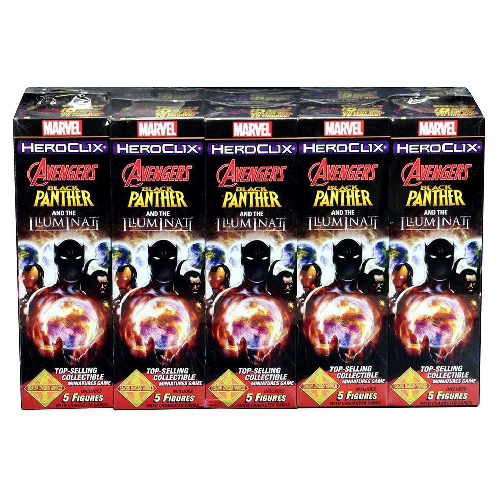 Image for Avengers Black Panther and the Illuminati Booster Brick - Heroclix