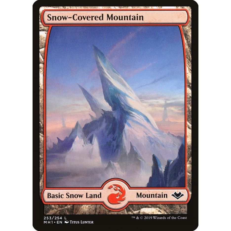 Image for Snow-Covered Mountain (253) (MH1) - Magic: The Gathering