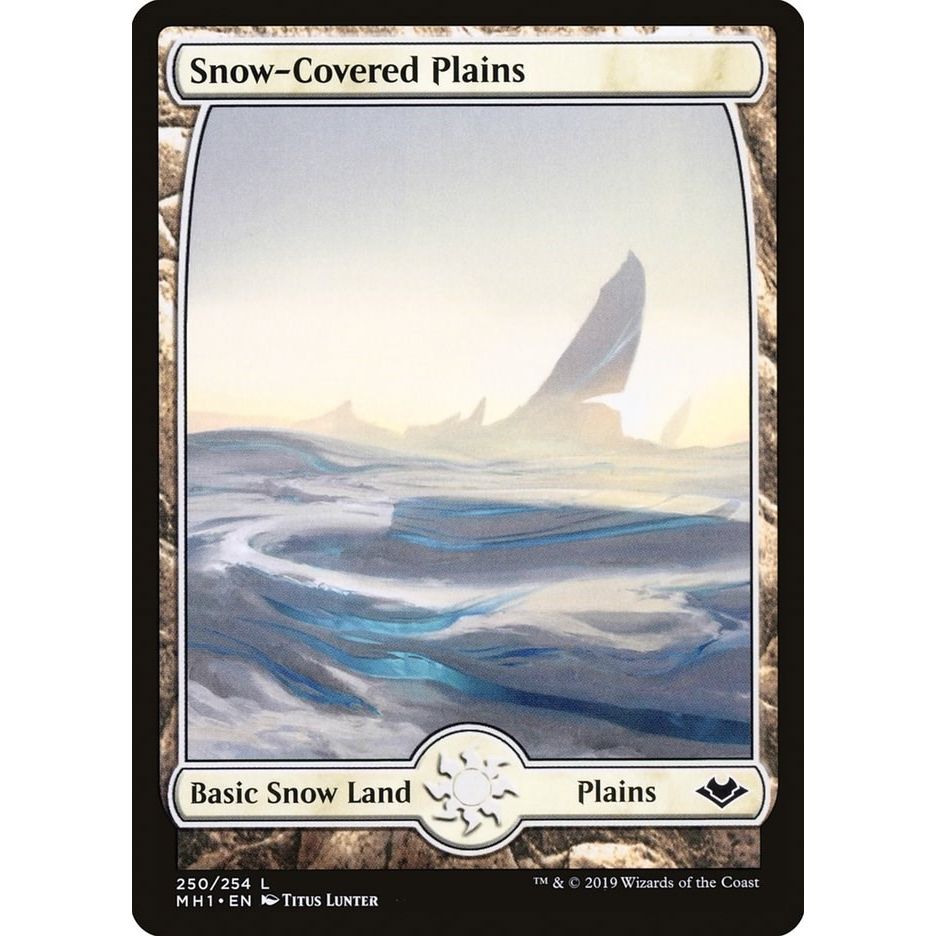 Image for Snow-Covered Plains (250) (MH1) - Magic: The Gathering