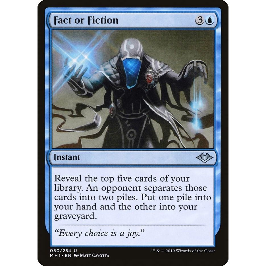 Image for Fact or Fiction (50) (MH1) - Magic: The Gathering