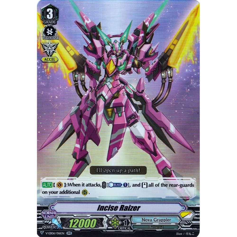 Image for Incise Raizer (V-EB06/016EN) (V-EB06) - Cardfight Vanguard