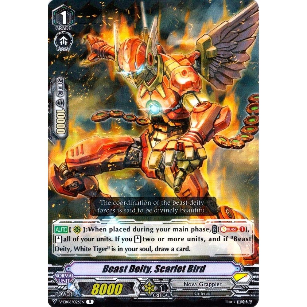 Image for Beast Deity, Scarlet Bird (V-EB06/026EN) (V-EB06) - Cardfight Vanguard