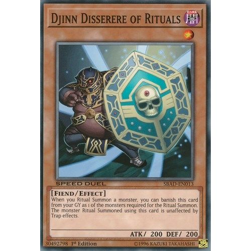 Image for Djinn Disserere of Rituals (SBAD-EN013) (SBAD) - YuGiOh