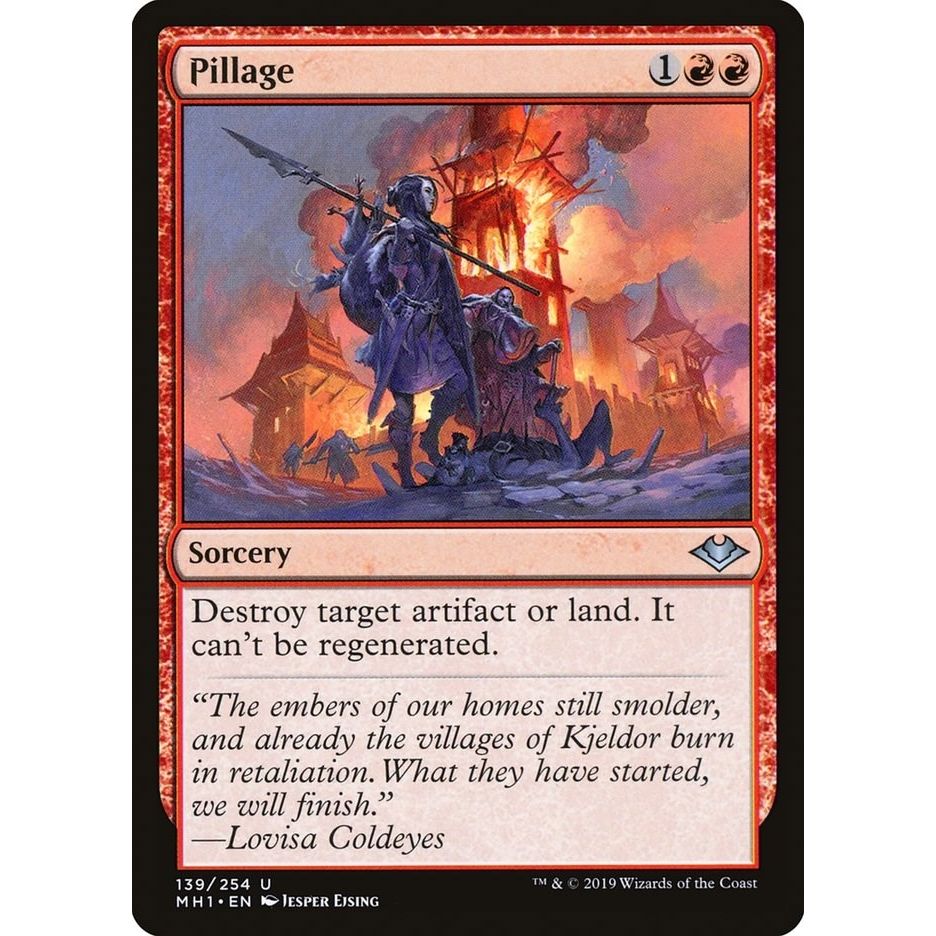 Image for Pillage (139) (MH1) - Magic: The Gathering