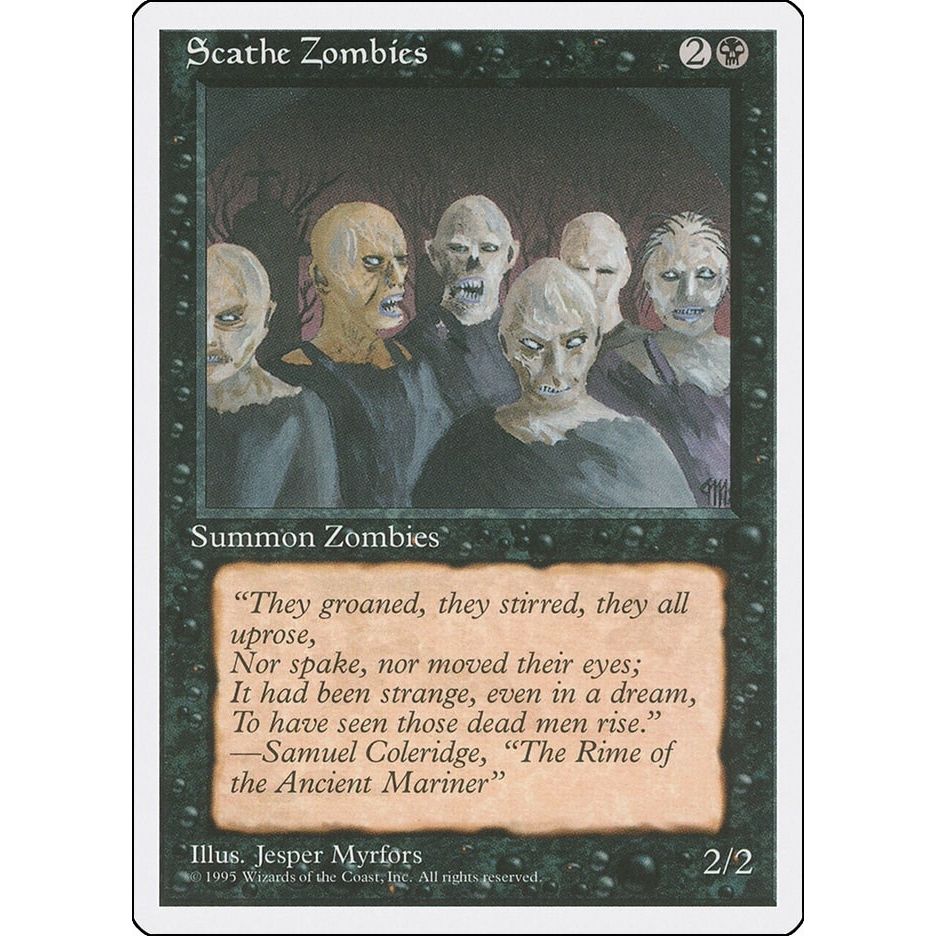 Image for Scathe Zombies (4ED) - Magic: The Gathering