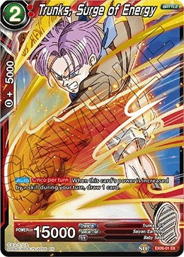 Image for Trunks, Surge of Energy (EX06-01) (DBS-EB06) - Dragon Ball Super: Masters