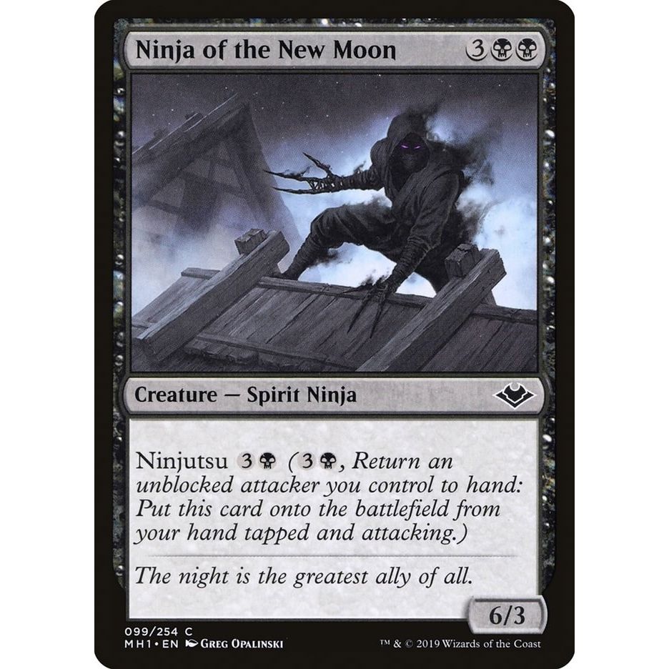 Image for Ninja of the New Moon (99) (MH1) - Magic: The Gathering