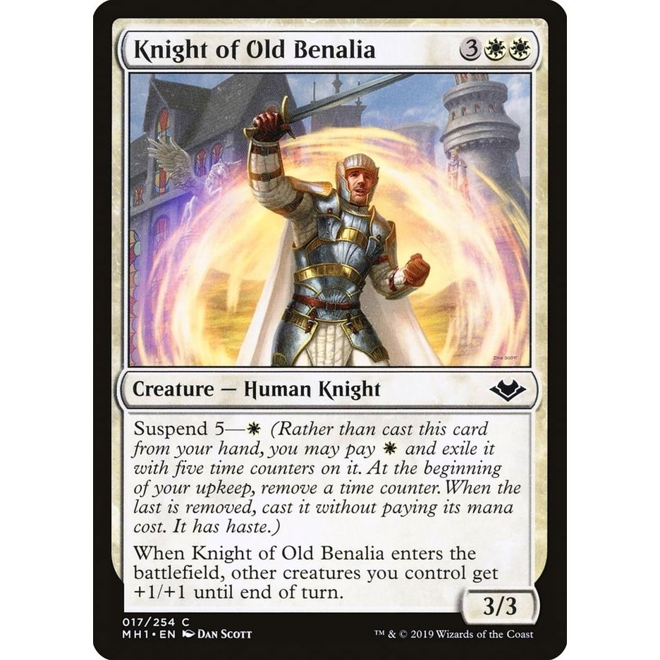 Image for Knight of Old Benalia (17) (MH1) - Magic: The Gathering