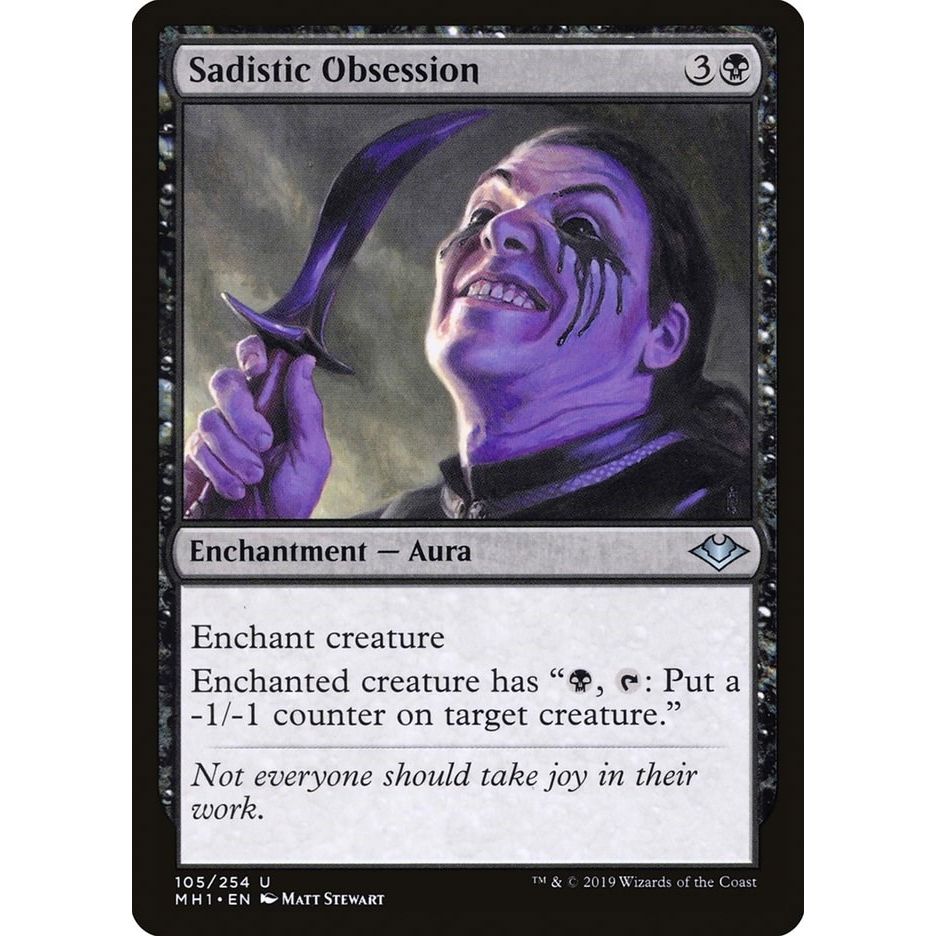 Image for Sadistic Obsession (105) (MH1) - Magic: The Gathering