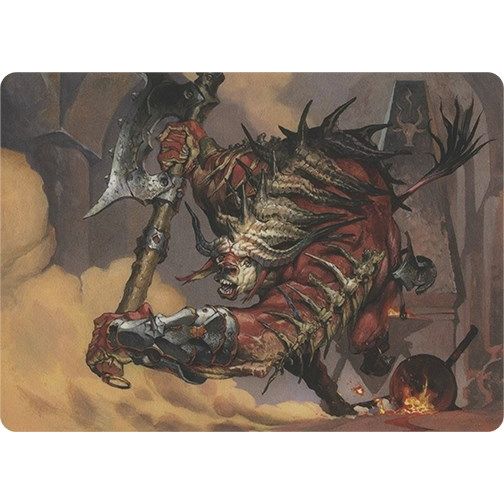 Image for Spinehorn Minotaur (Art Series) (38) (ASMH1) - Magic: The Gathering